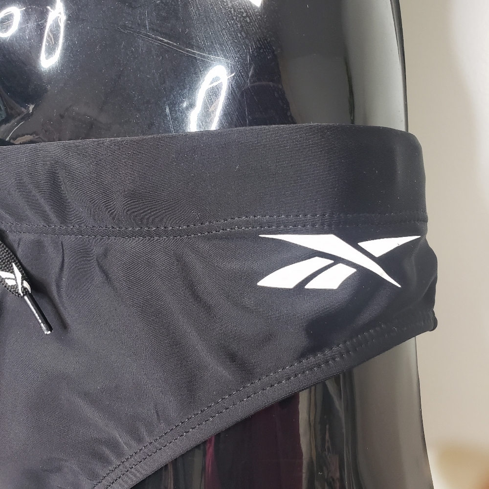 Reebok Men's Swimwear Tech Knit Swim Black Size Large - Picture 10 of 14